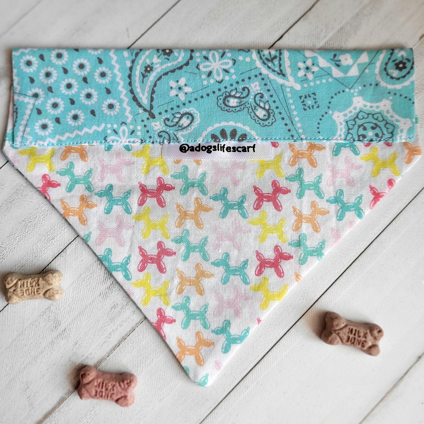 Bandana Balloon Dogs Collar Scarf