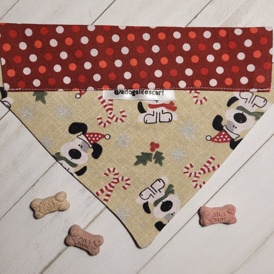 Holiday Dogs Christmas Scarf