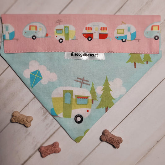 Retro Trailers Collar Scarf