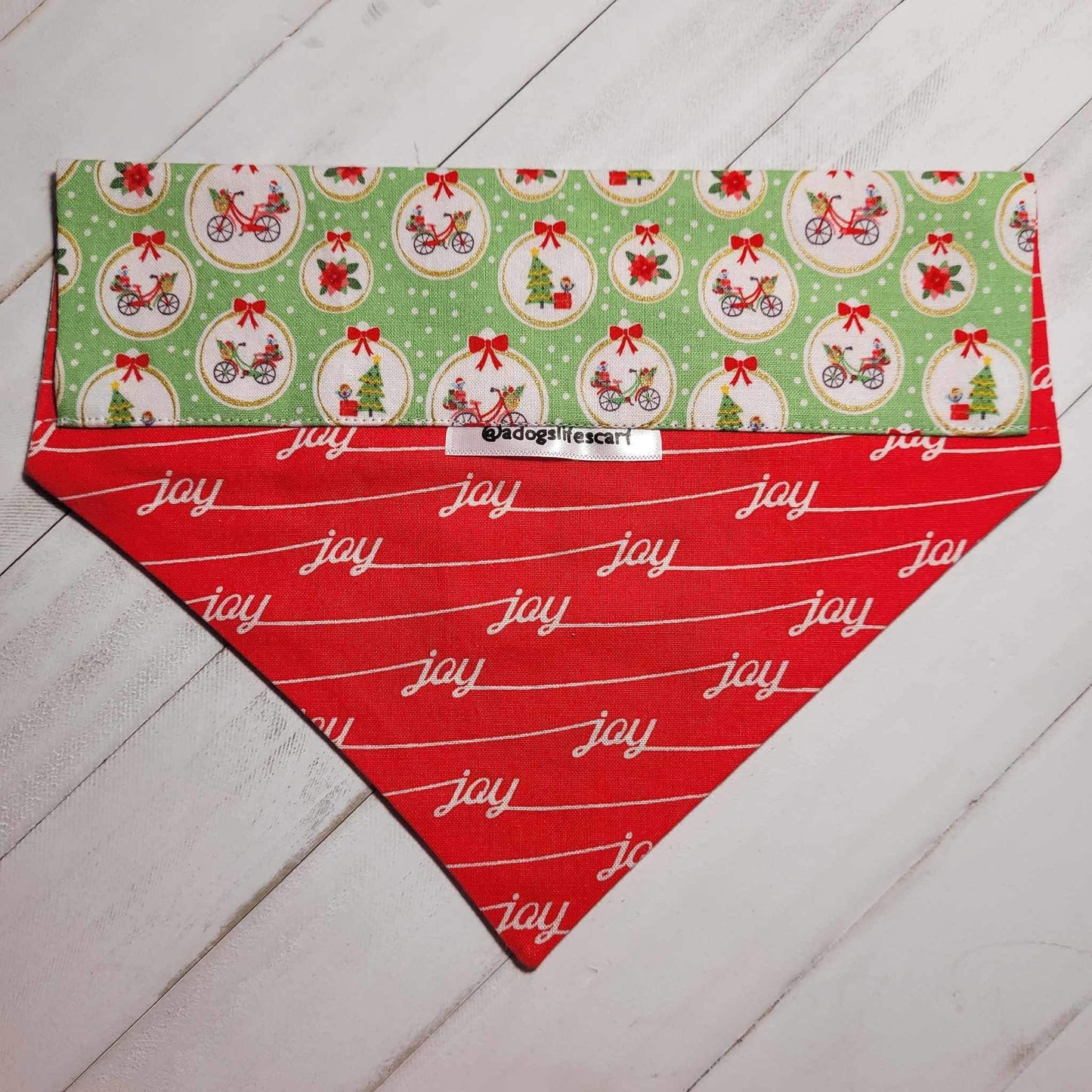 Bike Joy Christmas Scarf