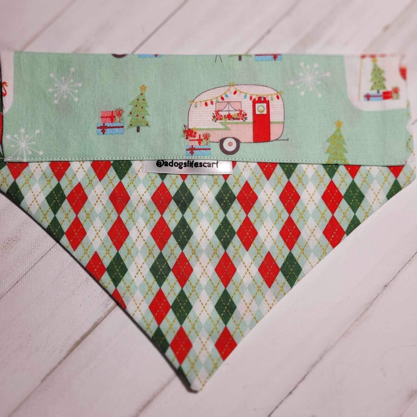 Christmas Campers Holiday Christmas Scarf