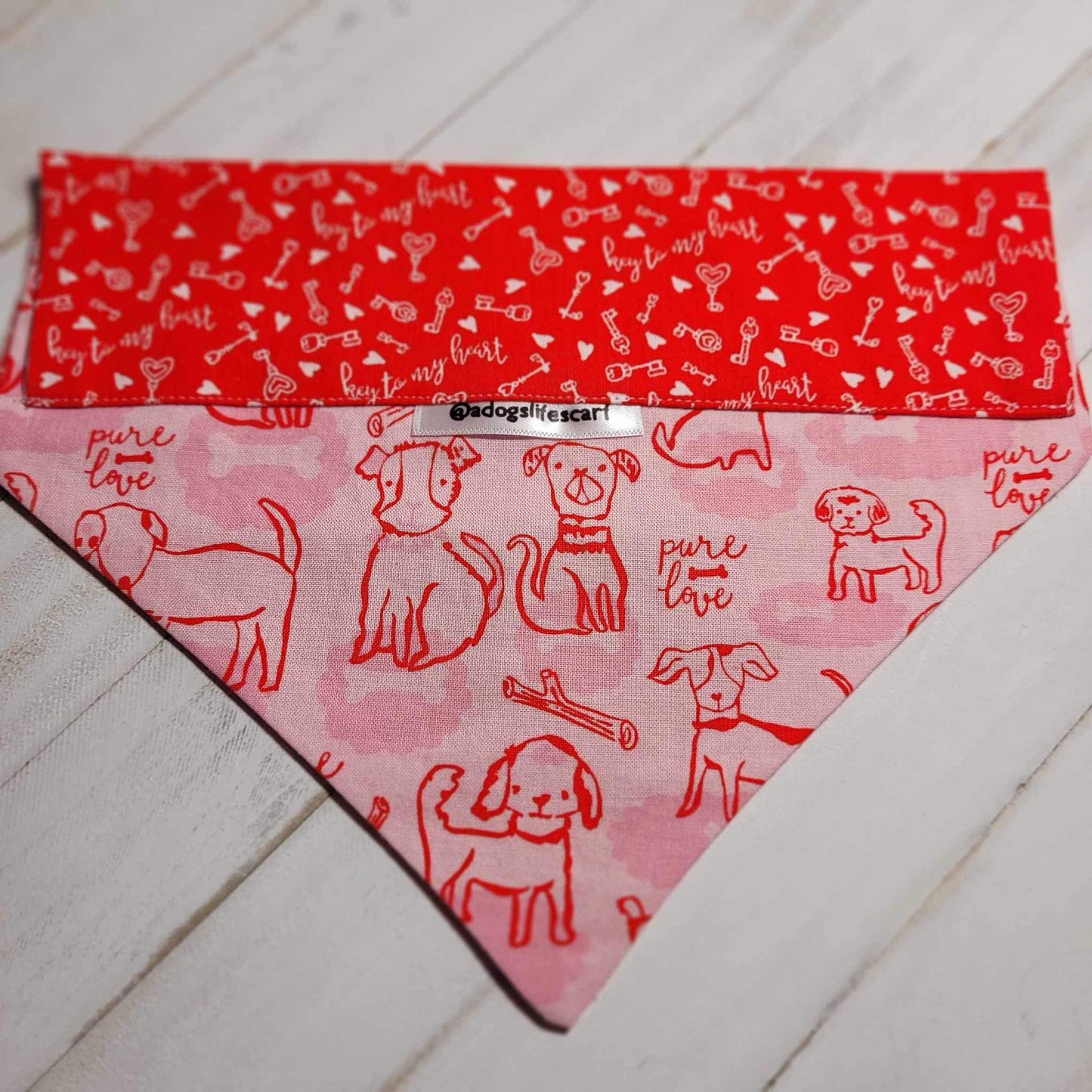 Pure Love Valentine's Collar Scarf