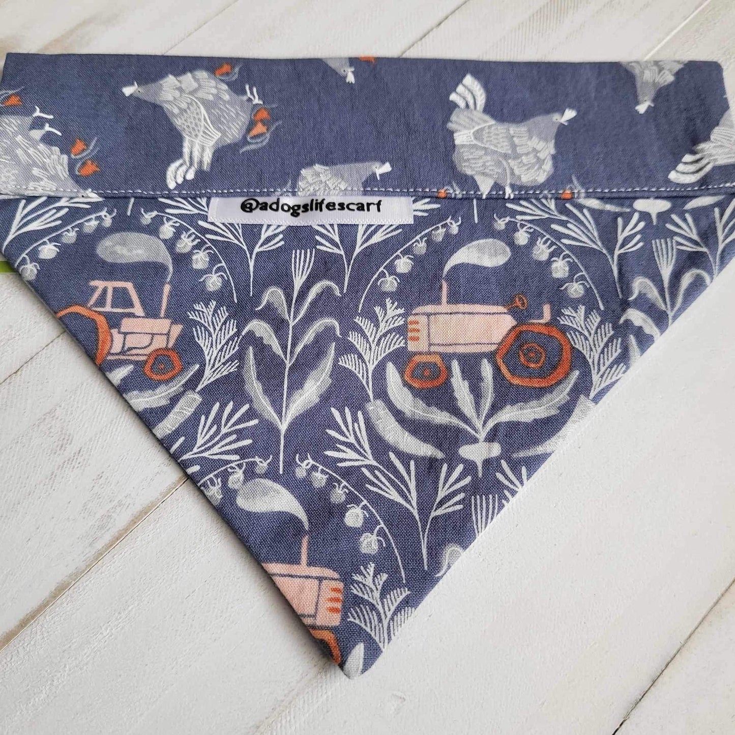 Tractors & Hens Collar Scarf