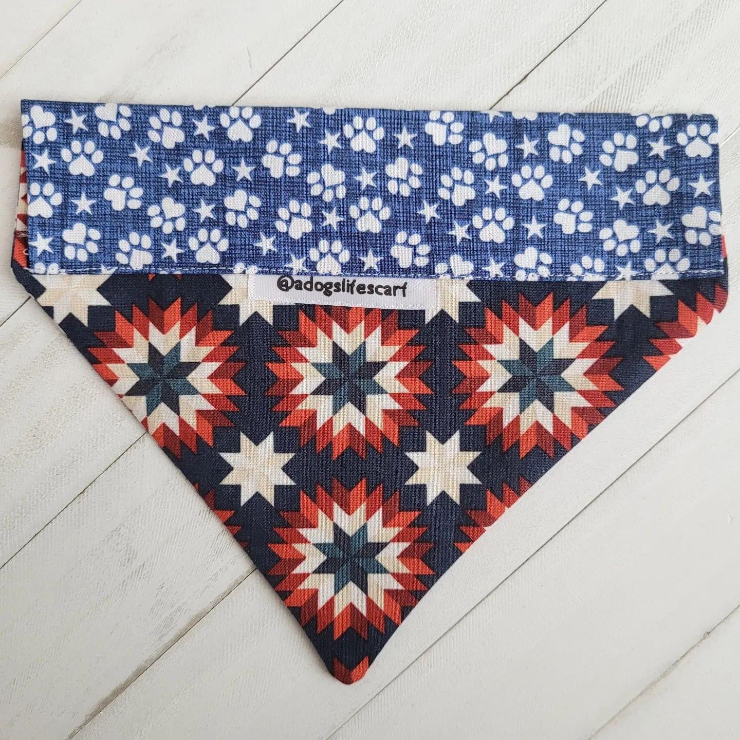 Pawsitively Americana Patriotic Scarf