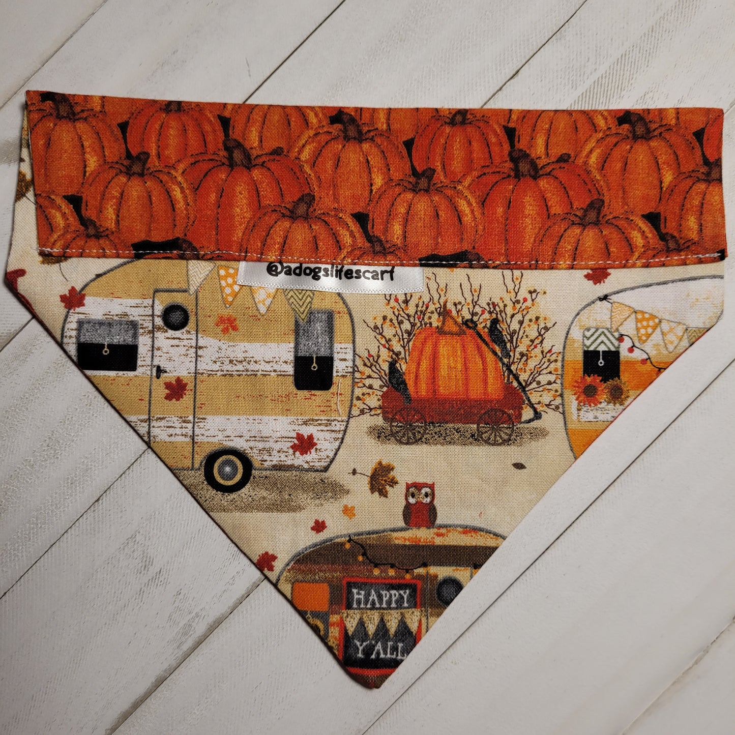 Hauling Pumpkins Fall Scarf