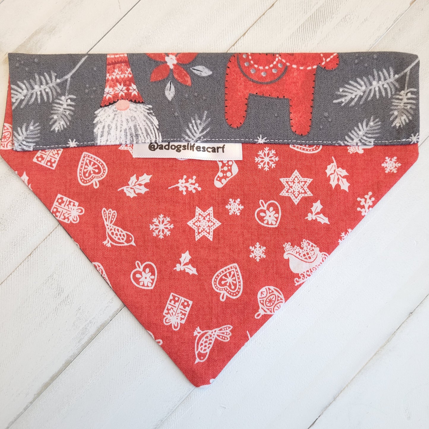 Scandinavian Holiday Christmas Scarf