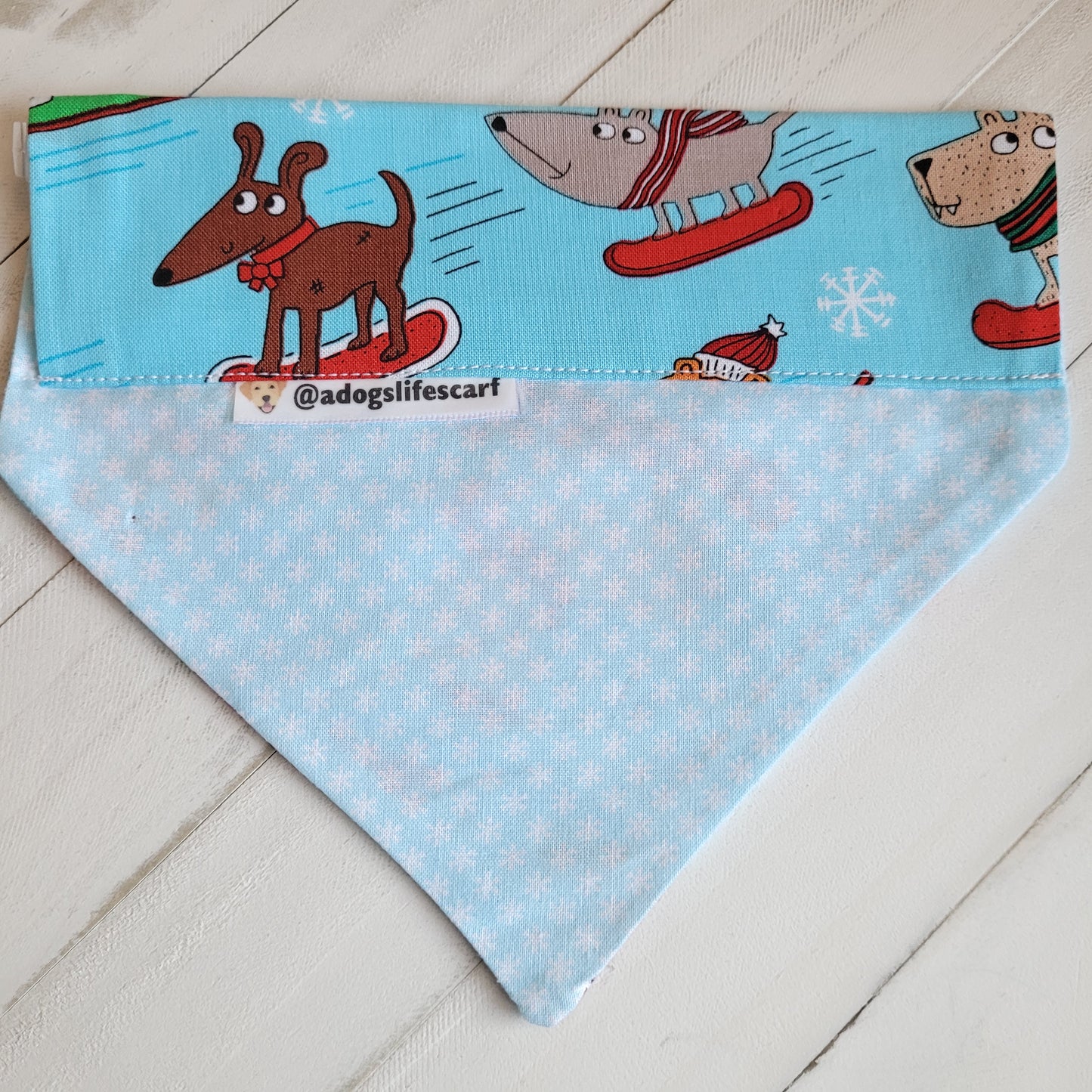 Sledding Dogs Winter Scarf