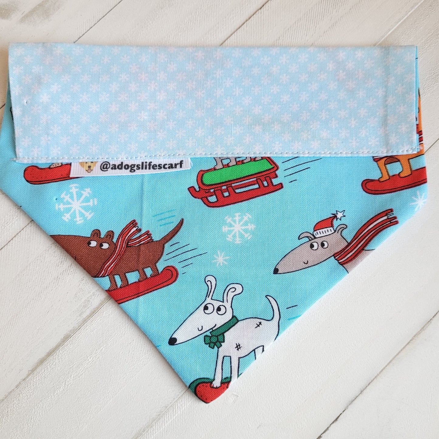 Sledding Dogs Winter Scarf