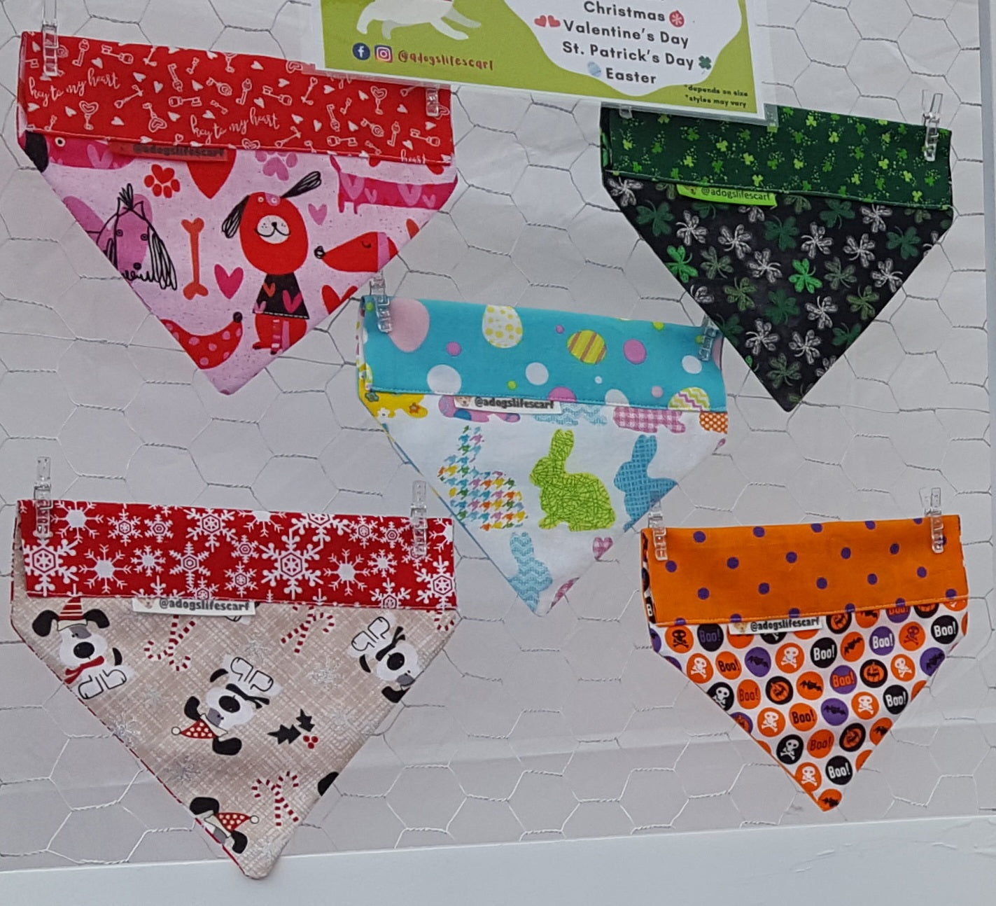 Holiday Collar Scarf Set