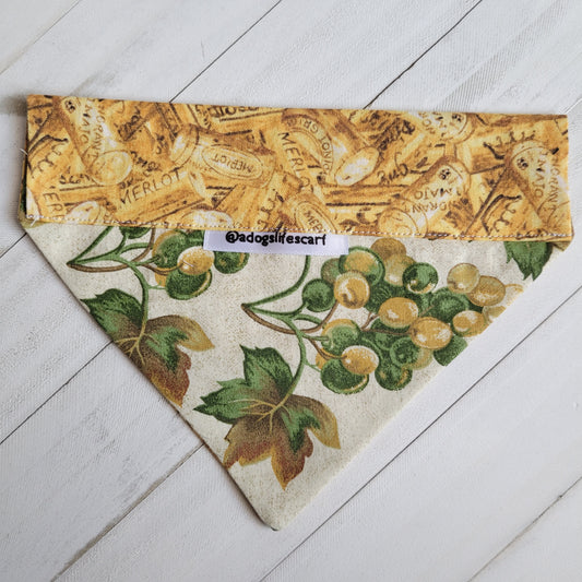 White Wine Grapes Scarf