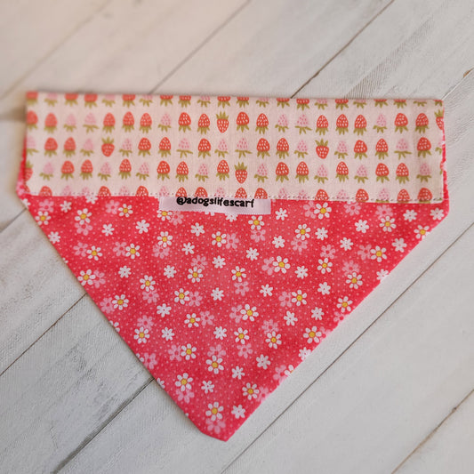 Strawberry Flowers Scarf