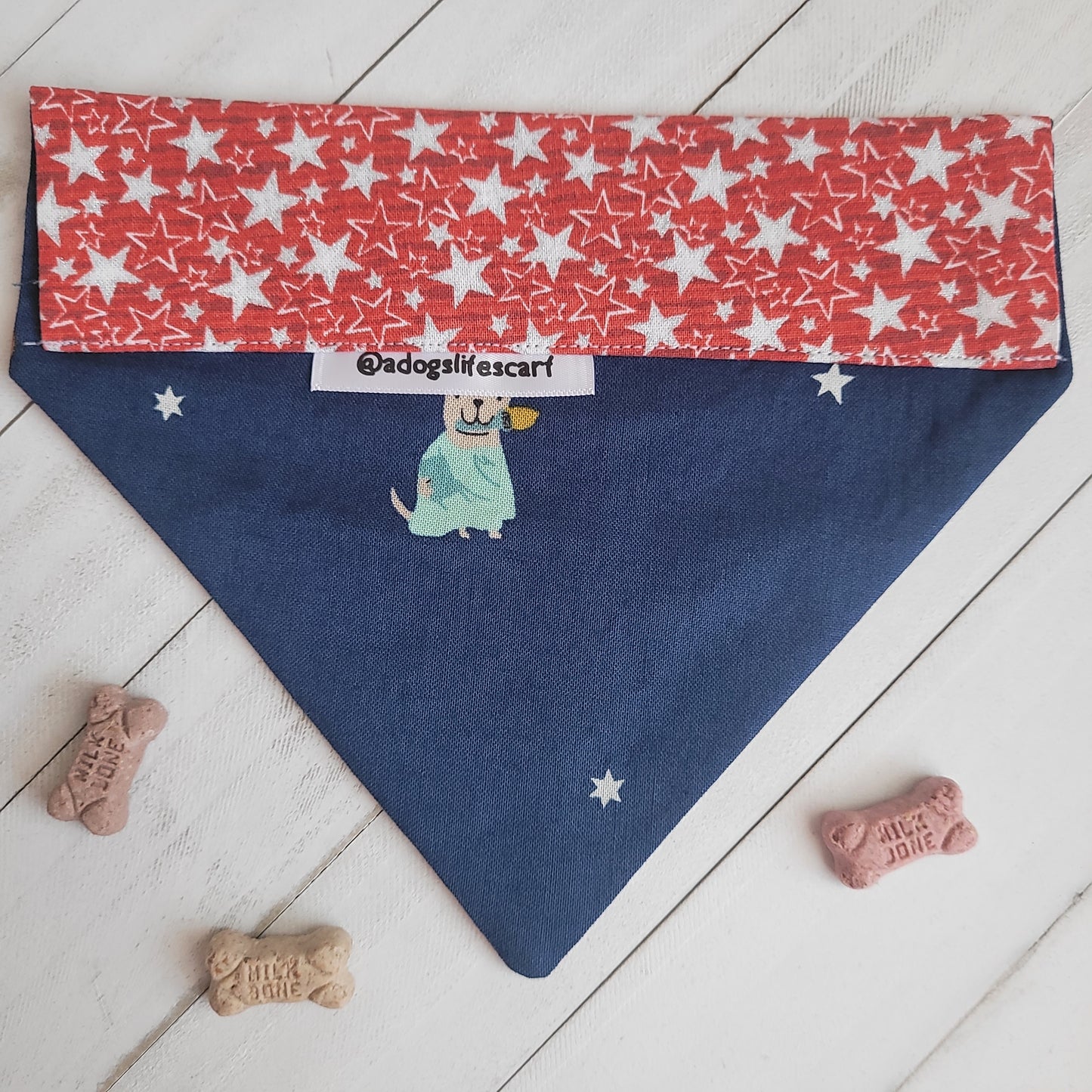 Americana Pups Patriotic Scarf