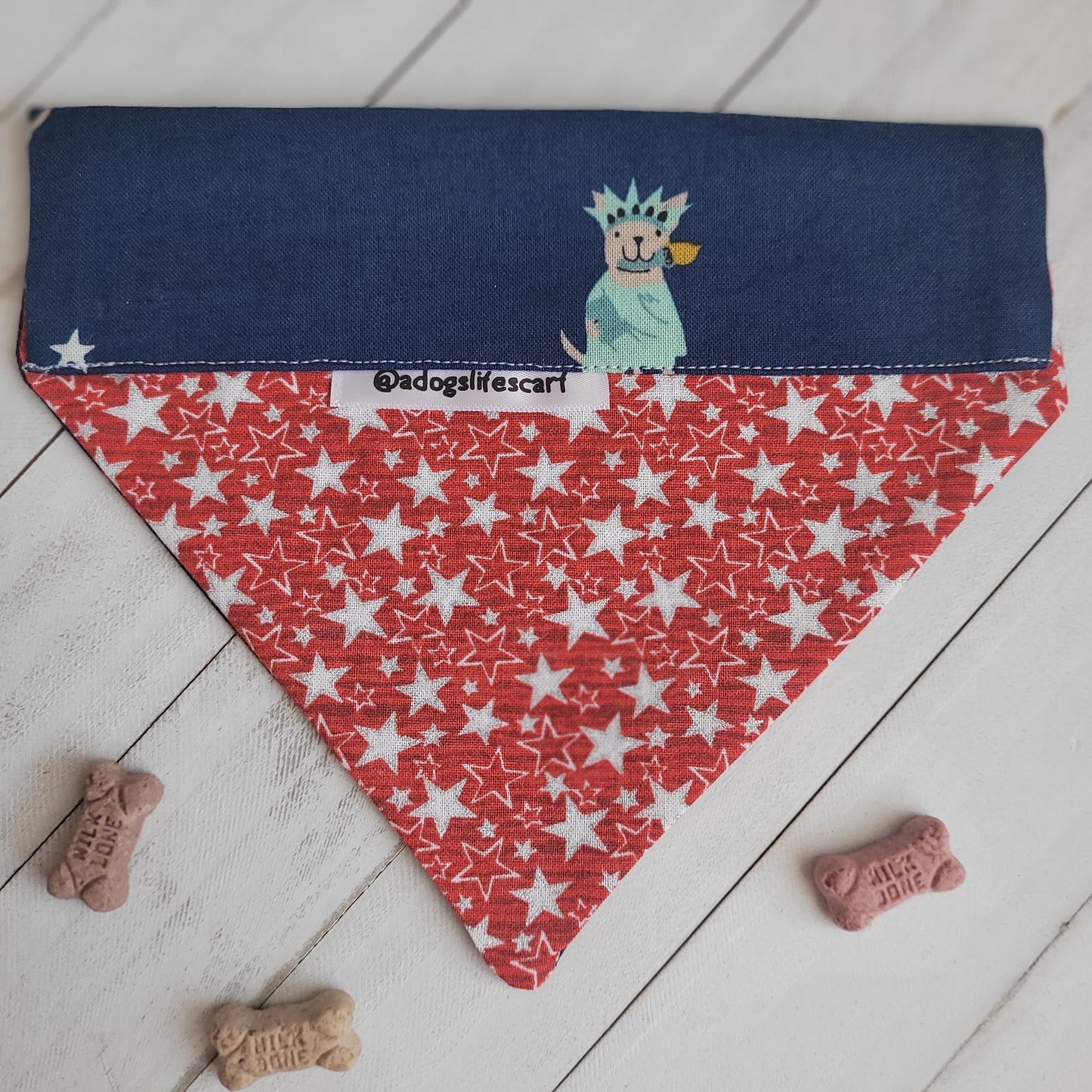 Americana Pups Patriotic Scarf