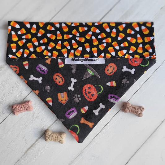 Trick or Treat Icons Halloween Scarf