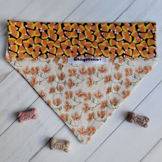 Fall Candy Corn Collar Scarf