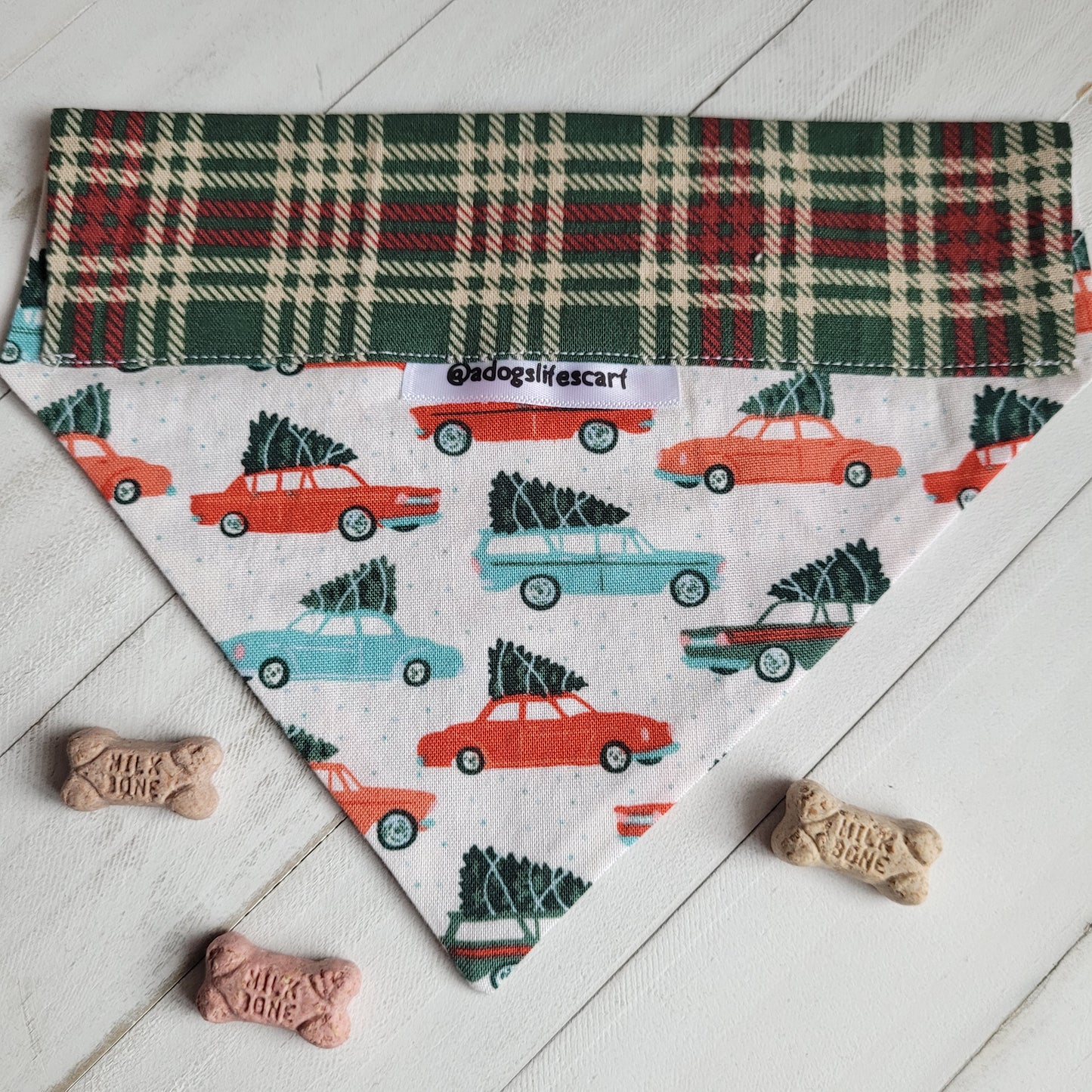 Haulin' Trees Holiday Christmas Scarf