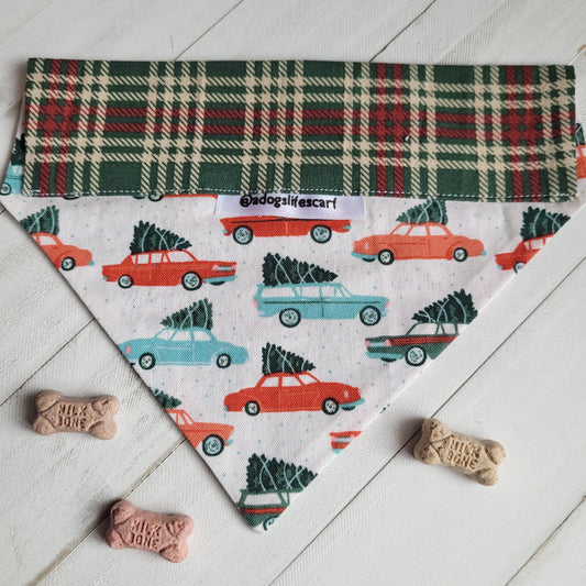 Haulin' Trees Holiday Christmas Scarf
