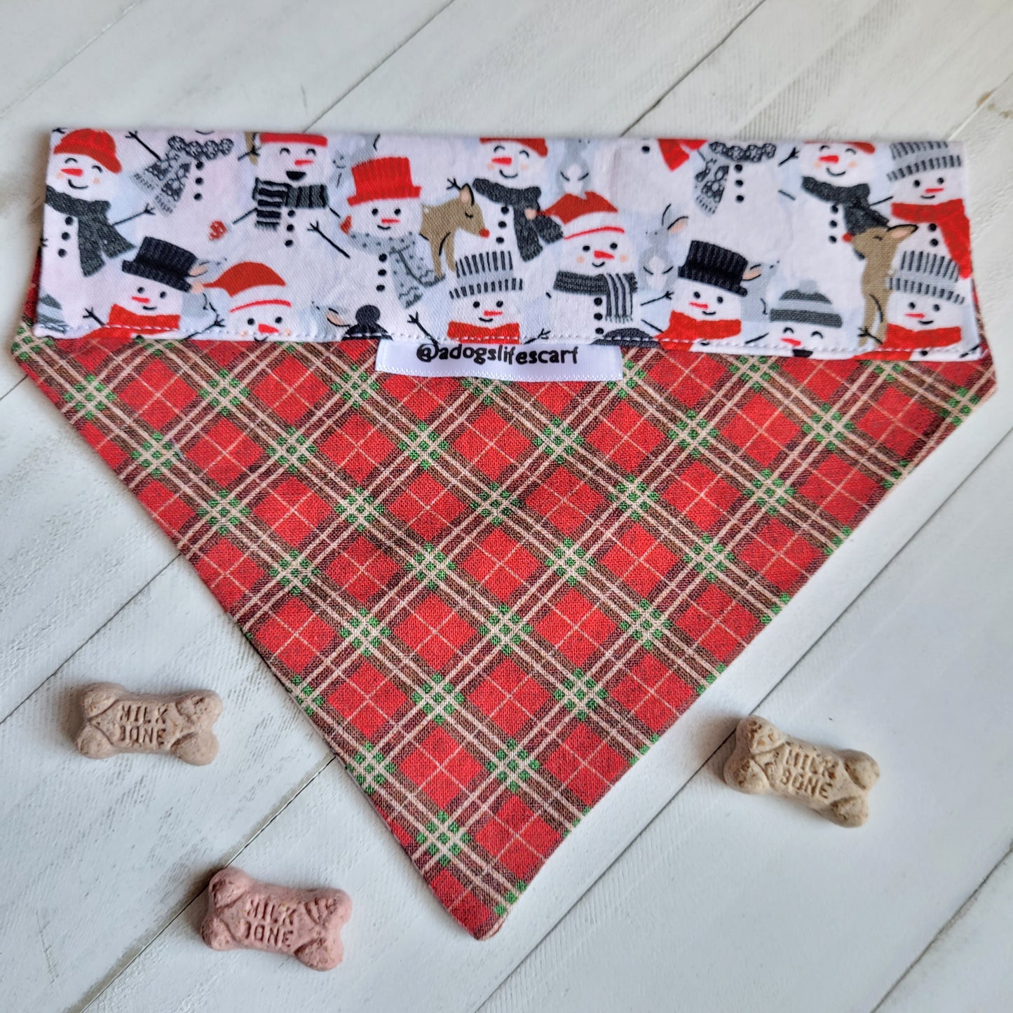 Merry Snowmen Holiday Christmas Scarf