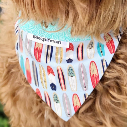 Surfboards blue/aqua Collar Scarf