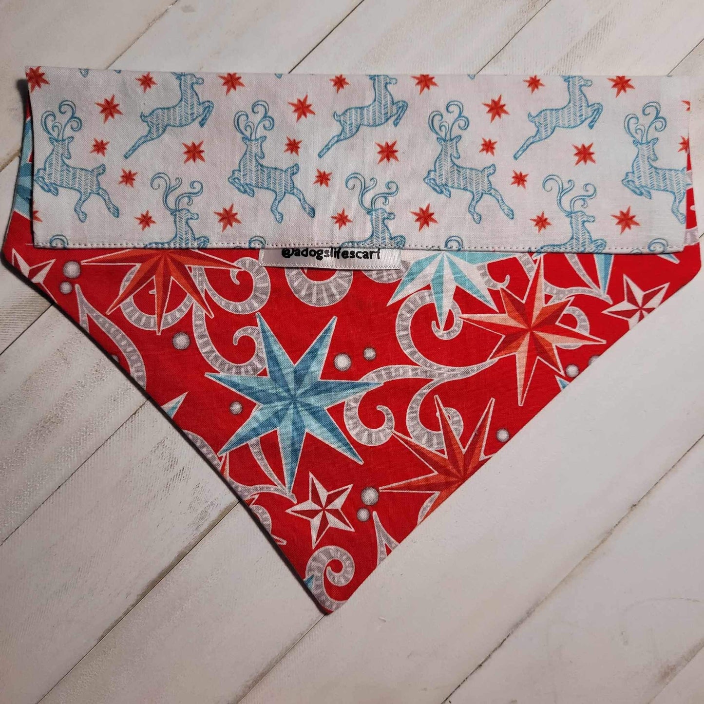 Celestial Reindeer Christmas Scarf