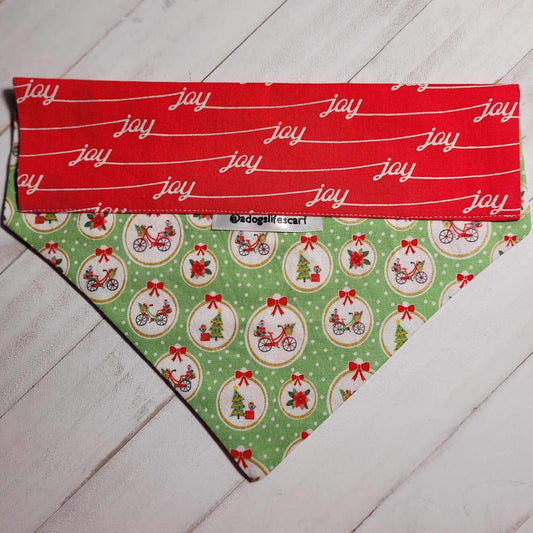 Bike Joy Christmas Scarf