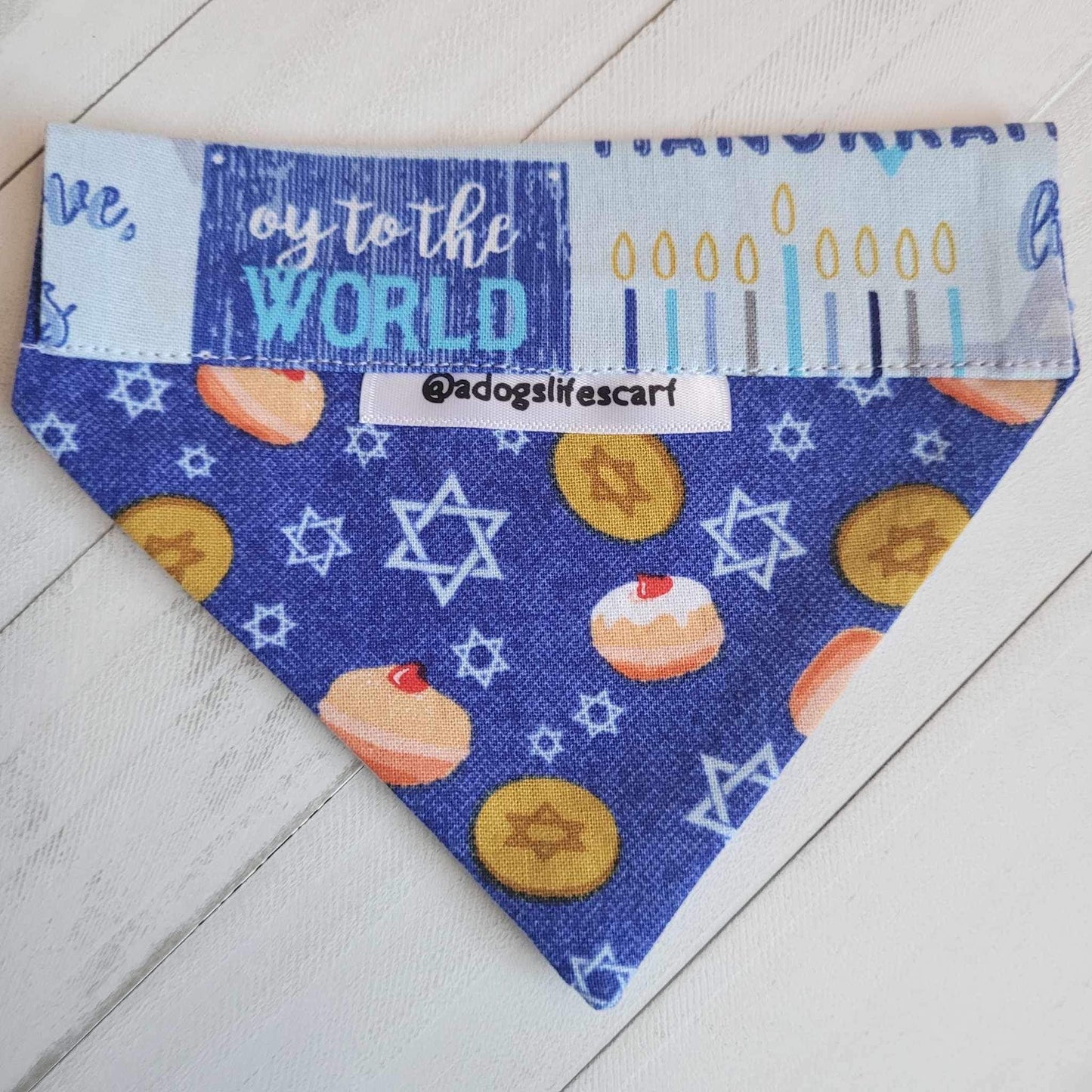 Oy to the World Hanukkah Holiday Scarf