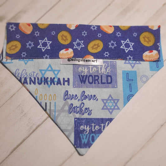 Oy to the World Hanukkah Holiday Scarf