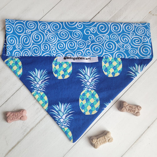 Pineapple Swirls Collar Scarf