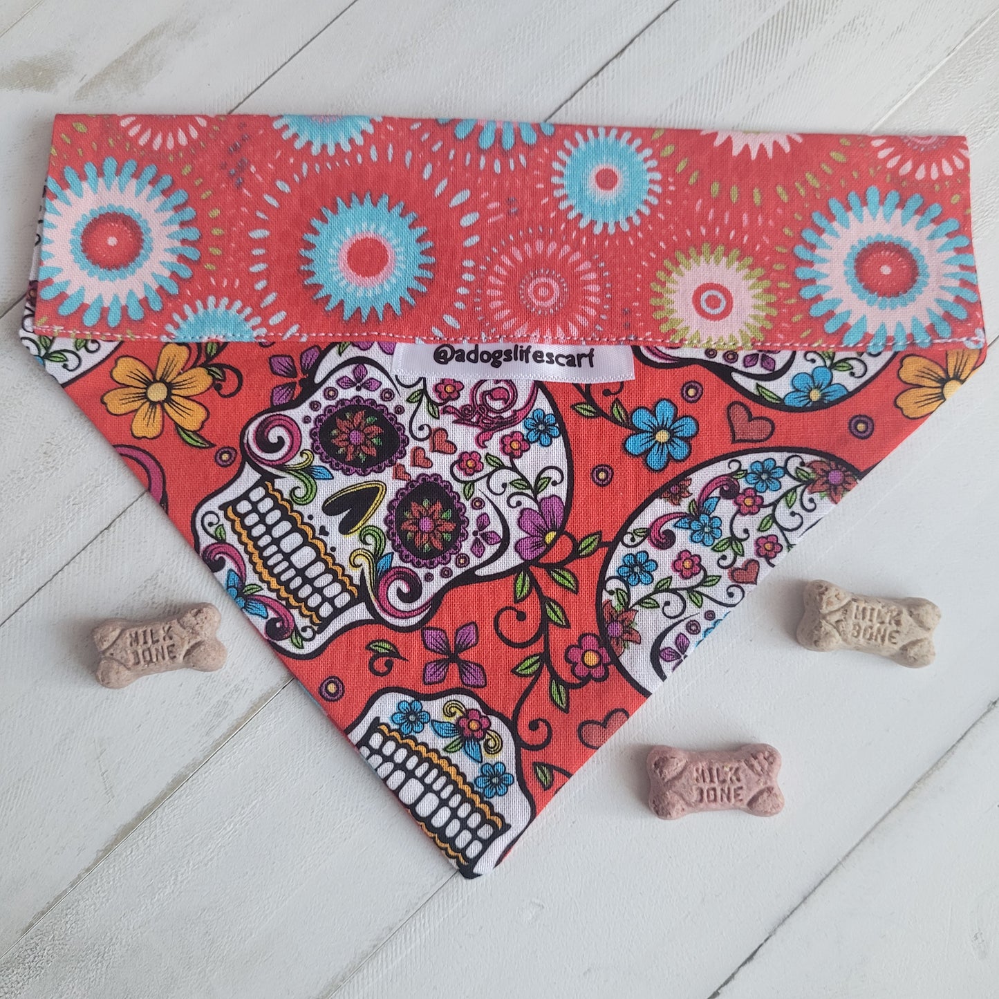 Dia de los Muertos Halloween Collar Scarf