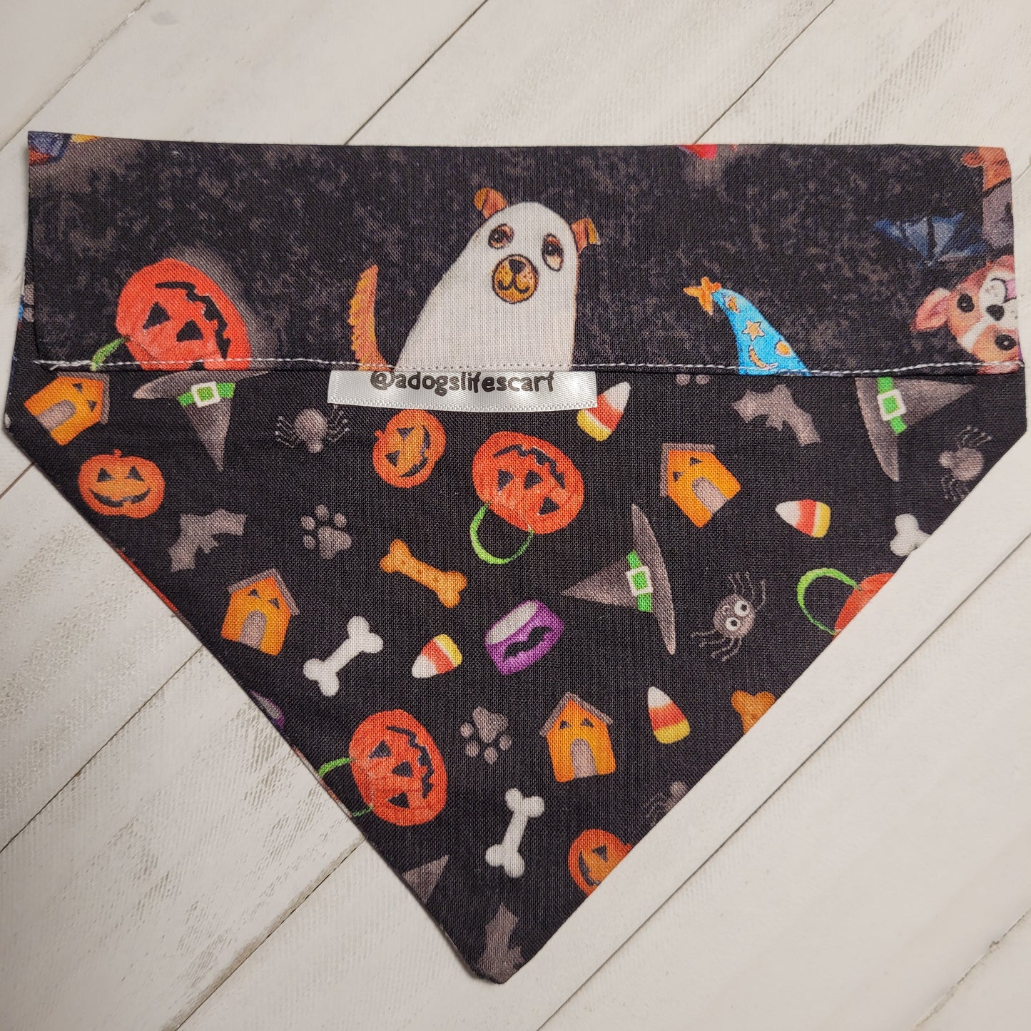 Trick or Treat Dogs Halloween Scarf