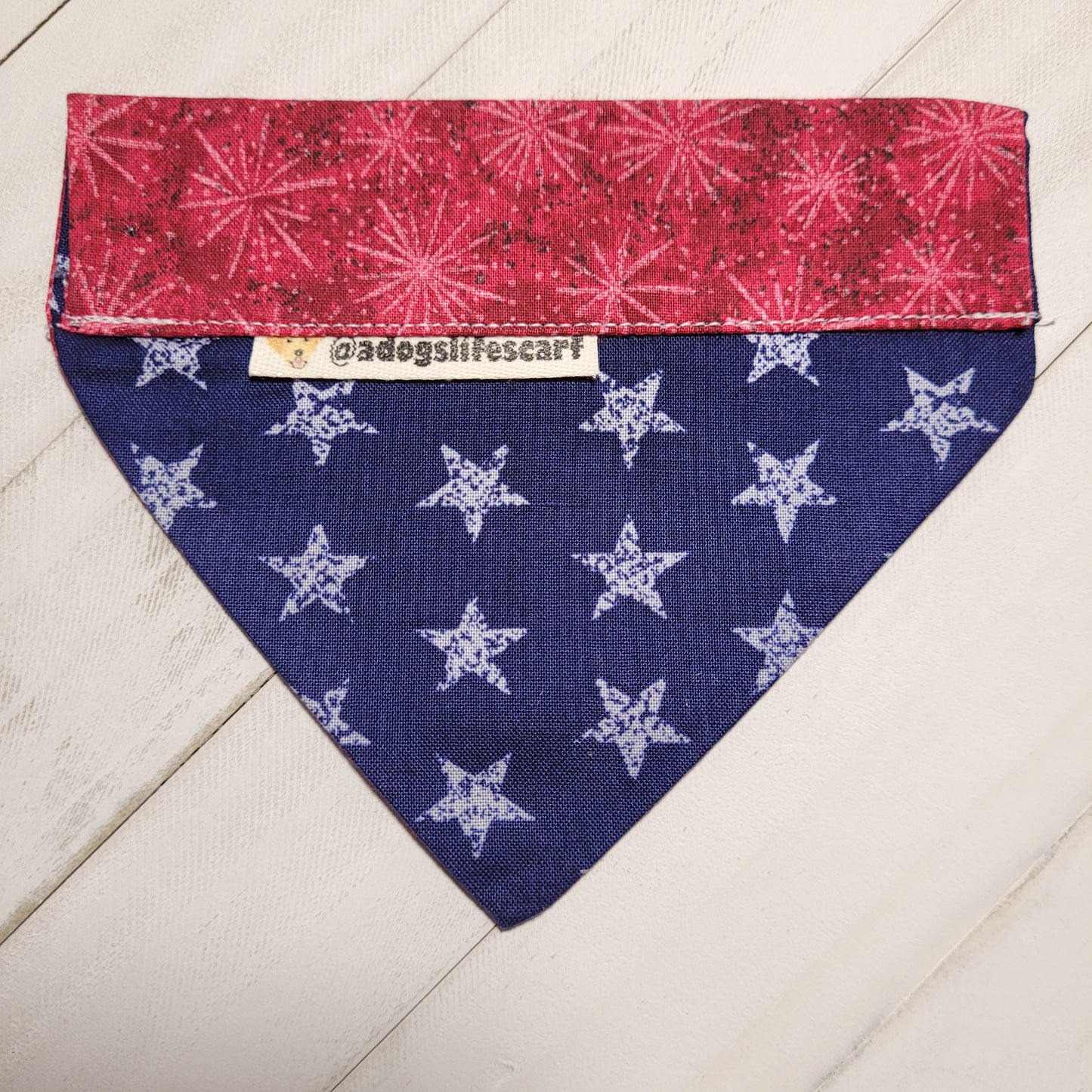 Stars & Fireworks Patriotic Scarf